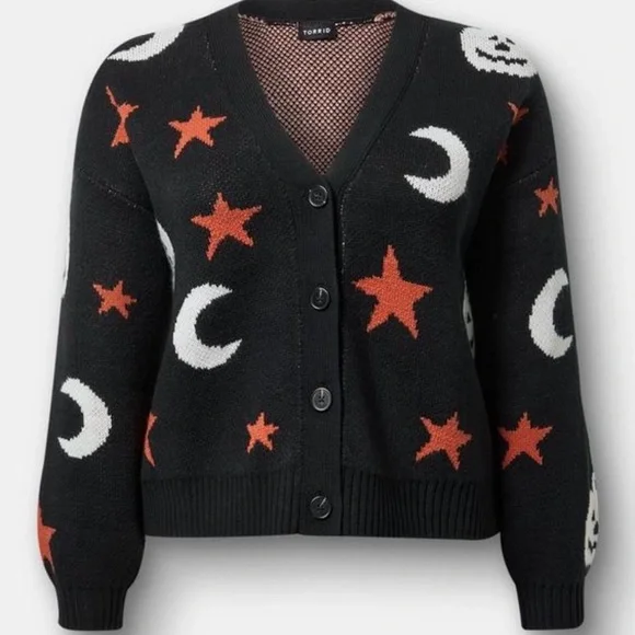 Torrid Halloween Cardigan - Picture 1 of 4